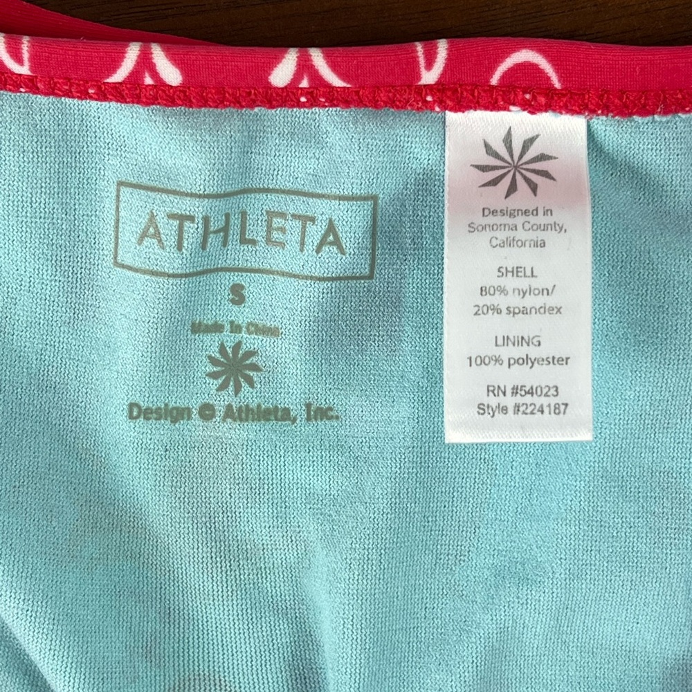Athleta Tie Front Top and Side Bottoms - Picture 6 of 9